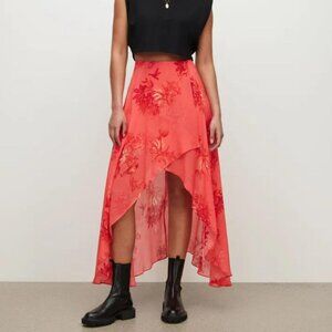 All Saints Asymmetrical Summer Skirt